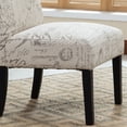 thumbnail image 6 of Roundhill Furniture Botticelli Slipper Chair, Beige, 6 of 8