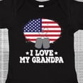 thumbnail image 4 of Inktastic I Love My Grandpa Military Grandson Boys or Girls Baby Bodysuit, 4 of 5