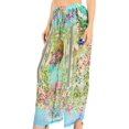 thumbnail image 3 of Sakkas Anie Women's Boho Casual Flowy Flare Palazzo Wide Leg Pants Floral Print - 488 - One Size, 3 of 5