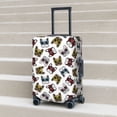thumbnail image 3 of Wukai Bulldog Sunglasses Face Elastic Luggage Cover: Personalized Protection for Your Suitcase - Fits 19~29-inch, Washable & Durable Travel Companion-, 3 of 8