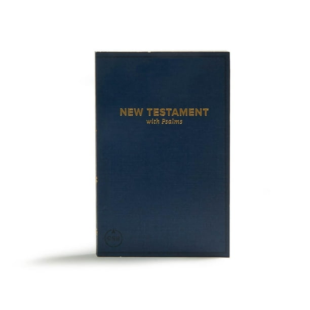 CSB Pocket New Testament with Psalms, Navy Trade Paper (Paperback