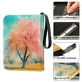 thumbnail image 4 of Game Card Storage Bag Collectible Trading Card Albums The 4-Pocket Card Binder With 50-Page Sleeve Can Hold 400 Game Cards Spring Tree Scene, 4 of 6