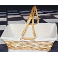 thumbnail image 3 of Cesta Rectangular De Sauce Vintiquewise(Tm) Con Forro De Tela Blanca, 3 of 5