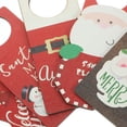 thumbnail image 5 of EXHUMKY Christmas Wooden Hanging Ornaments Set of 5 Assorted Colors Festive Holiday Home Decoration, 5 of 6
