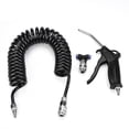 thumbnail image 1 of Kit de pistola de aire comprimido negra con soplador de aire neumático y conector pequeño, manguera de PU, 1 of 15