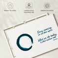 thumbnail image 6 of Elephant Stock Zen Quotes I Wall Art - Horizontal Canvas Wall Art - Living Room Wall Decor - Inspirational And Typography Canvas - White And Teal Decor - 36" x 24", 6 of 8