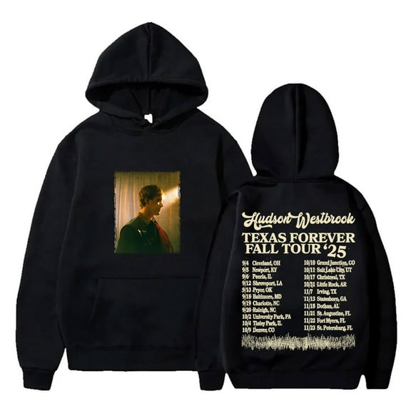 Hudson Westbrook Texas Forever Hoodies 2025 Tour Merch Women Men Long Sleeve Sweatshirts