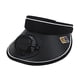 thumbnail image 2 of Sombrero con visera solar incorporada para mujer, recargable por USB, con ventilador en la parte superior vacío. Negro, 2 of 9