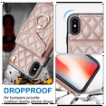 thumbnail image 5 of Asuwish Compatible with iPhone Xs X 10 10s Wallet Phone Case Tempered Glass Screen Protector and Ring RFID Card Holder Cell Cover for iPhoneX iPhoneXs iPhone10 i PhoneX SX 10x 10xs X’s Women RoseGold, 5 of 10