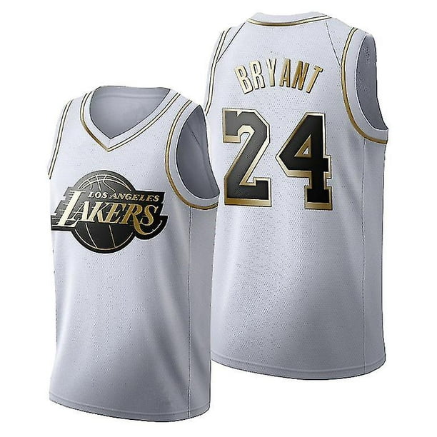 Nba Los Angeles Lakers Kobe Bryant Jersey No.24 Basketball Sport Jersey- black Gold Collector's Edition(adult Size)_a 