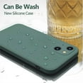 thumbnail image 6 of Xpm Case for Apple iPhone 13 Pro (6.1") Liquid Silicone Hybrid Gel Rubber Body Protection with Microfiber Lining Shockproof TPU Cover for iPhone 13 Pro - Black, 6 of 8