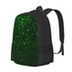 thumbnail image 1 of Balery Green Sparkling Mochila para hombre y mujer - Tela Oxford 600D resistente - Gran capacidad, resistente al agua, ideal para la escuela, viajes y senderismo, 1 of 6