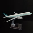 thumbnail image 4 of Military Aviation Model 1/400 Scale Asia Cathay Pacific A350 Alloy Plane Model for Collectors, 4 of 9
