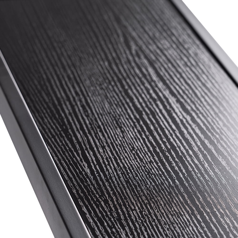 Zimtown Console Table Sofa Table with Storage Shelf, Narrow Long Entryway Table Side Table for Living Room, Hallway, Bedroom, Foyer, Black