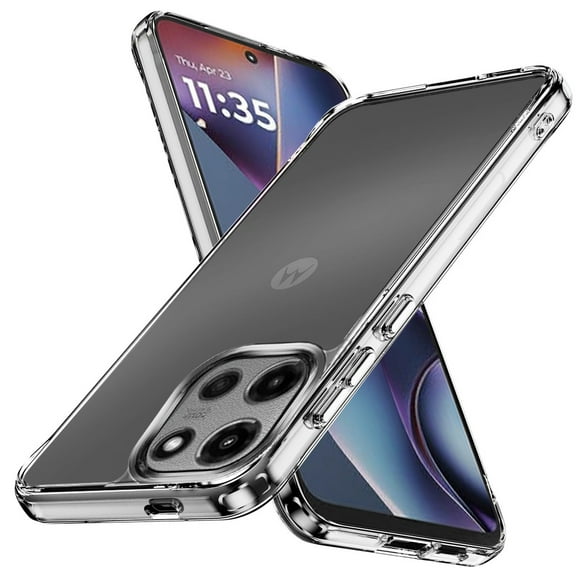 For Motorola Moto G 5G 2025 Shockproof Slim Crystal Clear Transparent Hybrid Cover with Enhanced Drop Protection Cover, XPM Phone Case [Transparent]