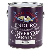 1 gal General Finishes CVS Clear Enduro Conversion Varnish Water-Based Topcoat with Part B NCO Catalyst, Satin