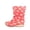 Pink 1, variant on Toddler Rain Boots – Pink Heart Glitter Waterproof Kids Rain Boots for Girls, Lightweight Non-Slip PVC Rain Shoes with Easy-On Handles