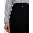thumbnail image 5 of Time and Tru Women's and Women's Plus High Rise Flare Jeans, 31" Inseam Regular, Sizes 0-22, 5 of 6