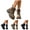 Black, variant on Women's Combat Boots Lace up Platform Chunky Ankle Booties High Heel Lug Sole Side Zipper Biker Fashion Punk Shoes Black 9