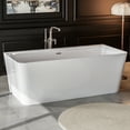 thumbnail image 5 of Empava  67" Luxury Back to Wall Bathtub Acrylic Soaking SPA Tub by Empava-EMPV-FT1516, 5 of 13
