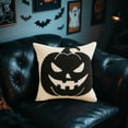 thumbnail image 5 of sruoe Halloween Pillow Case, Pumpkin Pillows Cover, Fall Pillow, Indoor Halloween Decor, Cute Ghost Spooky Halloween Throw Pillow Covers, Comfort Washable Horror Pillow Covers for Autumn, 5 of 6