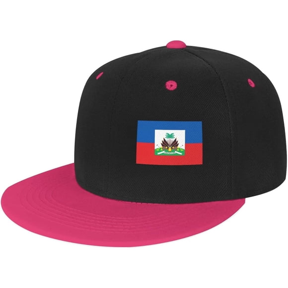 Haiti Haitian Flag Trucker Hat Baseball Cap Men Running Hat Women Sun Hat Dad Hat Adjustable Ponytail Hat White