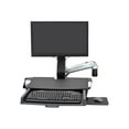 thumbnail image 4 of Ergotron StyleView - kit de Montage (Repose-Poignet, kit de Support de Rail, Plateau Coulissant pour Souris, Support de Réglage en Hauteur, Support de scanner de Codes-Barres et de Souris, Bras combo, surface de Travail avec Plateau pour Clavier) - pour Écran LCD / Équipement PC - Aluminium Poli - Taille de l'Écran : jusqu'à 24 Pouces, 4 of 8
