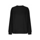 thumbnail image 5 of Sudadera Honeeladyy para mujer, color liso, manga larga, cuello redondo, talla grande, holgada, suave y acogedora, otoño 2024, ropa para el hogar y el tiempo libre (negro, L), 5 of 5