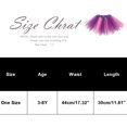 thumbnail image 3 of YOUYEDIAN Tulle Tutu Skirt Girls Layered Tutu Mini Skirt Princess Ballet Skirts (Purple, One Size), 3 of 5