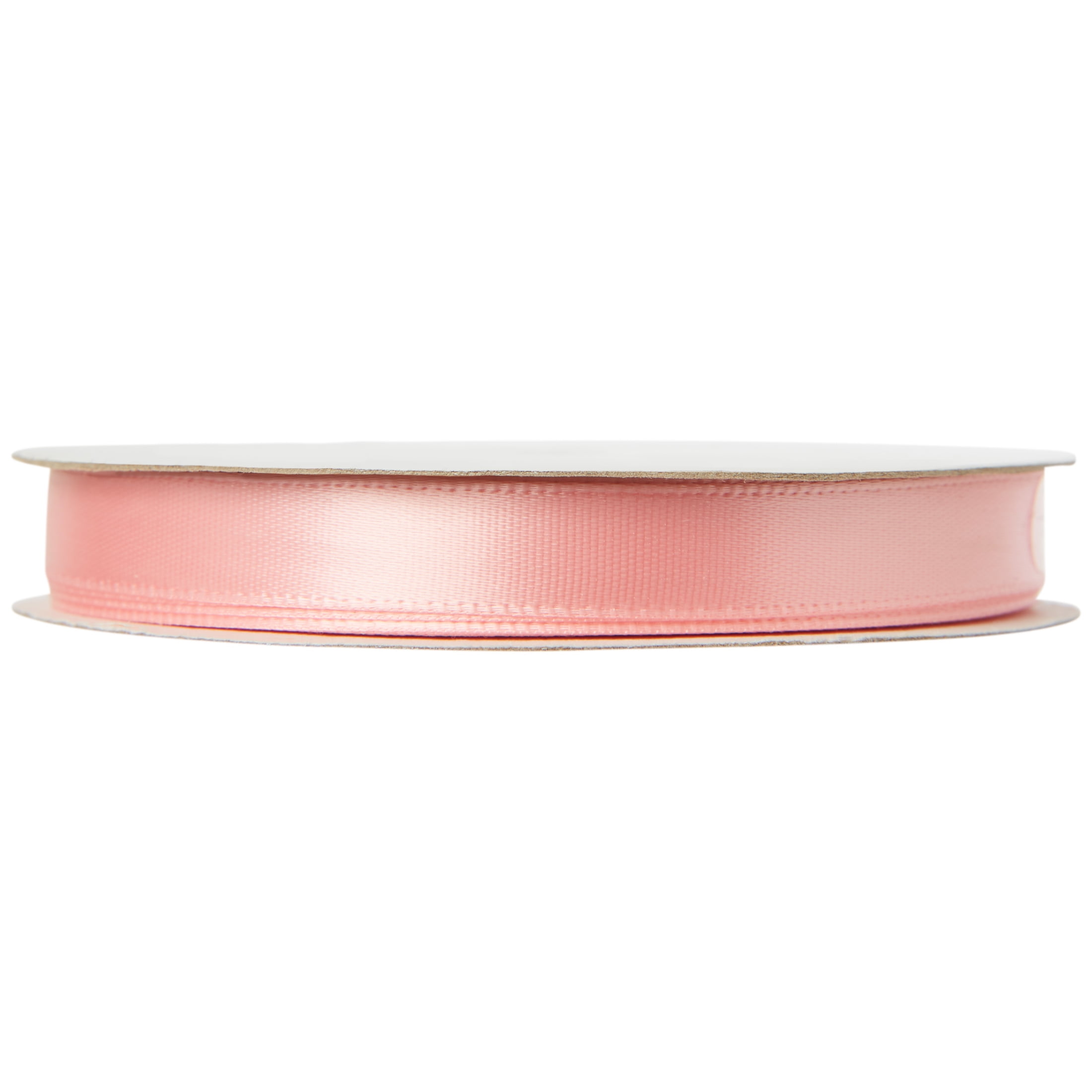 (3 pack) Offray Ribbon, Pink 3/8 inch Single Face Satin Polyester Ribbon, 18 feet
