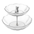 thumbnail image 1 of 2/3Layer Food Storage Tray Wedding Table Decoration Candy Snack Plate Cake Stand, 1 of 8