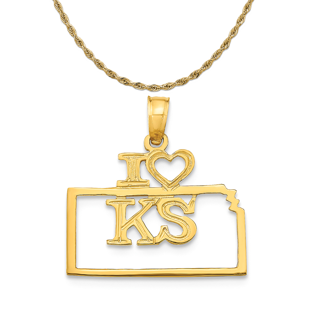 14K Yellow Gold Light Weight Rope Chain 