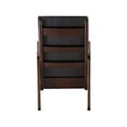 thumbnail image 6 of ACME Raina Faux Leather Upholstered Rocking Chair in Dark Brown and Espresso, 6 of 6