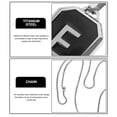 thumbnail image 5 of Letter Pendant Necklace Stylish Titanium Steel Necklace Chain, 5 of 5