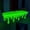 Green, variant on Glow In Dark Drip Slime Floating Shelf, 7.87in Acrylic No Drill Display Shelf, Melting Slime Edge Wall Mount Floating Shelves for Figurine Toy Bedroom Gothic Halloween Room Decor