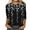 Color8, variant on Darzheoy Womens Graphic Loose Round Neck Tops Blouses Mid-Length 3/4 Sleeve Fall Winter Blouse Shirt