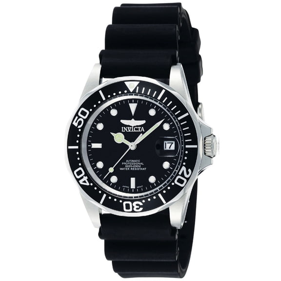 Invicta Men's Men Automatic Pro Diver S2 9110 Black Rubber Automatic Watch