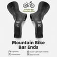thumbnail image 4 of 1pair Mountain Bike Handlebar Ends 22.2mm Bicycle Bar Ends Nylon Handle Bar Grips Ergonomic Design Cycling Accessories For Road Mtb(FPK11), 4 of 5