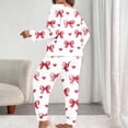 thumbnail image 5 of Women's Valentine's Pajamas Heart Print Long Sleeved Tops+Pants Casual Home Pajama Set,Valentine's Day Gift for Her, 5 of 5