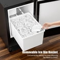 thumbnail image 6 of OUTBID 15" W Drainless Under Counter Ice Maker 22LBS Storage Bin Makes Crescent Ice A Free Standing and Built in Ice Maker for Home and Commercial Use ETL Approved No Drain Needed, 6 of 12