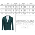 thumbnail image 4 of Cloudstyle Men's Slim Fit 1 Button Lapel Jacket, 4 of 5