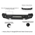 thumbnail image 5 of Hooke Road Fit Chevy Silverado 1500 2014 2015 Full Width Front Bumper Steel, 5 of 10