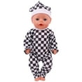 thumbnail image 5 of Babysbule Baby Doll Clothes 18 Inch Reborn Doll Clothing Accessories Jumpsuit with Hat Shower Game Gift, 5 of 6