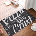 thumbnail image 4 of Pofeuu In Pizza We Crust Art Print Flannel Doormats Rug16"x24"Rug Washable Doormats Indoor Outdoor Rugs for Layered Front Door Mats, Porch, Kitchen, Entryway, 4 of 7