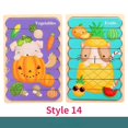 thumbnail image 1 of Double Sided Wooden 3D Puzzles: Educational Toys For Kids To Learn And Have Fun,Christmas And Halloween Gift!, 1 of 5