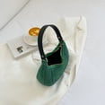 thumbnail image 2 of Bolso de axila para mujer Bolso de mano de media luna con cremallera para dama verde Sywqhk Para Estrenar, 2 of 3