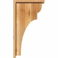 thumbnail image 3 of 8"W x 14"D x 26"H Yorktown Rough Sawn Corbel w/Backplate, Western Red Cedar, 3 of 9