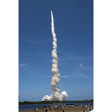 24x35in Photo Paper STS-132 launches from Kennedy Space Center Space Shuttle