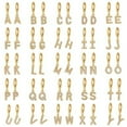 thumbnail image 4 of GHSOHS Trendy Gold Initial Earrings for Women 26 Alphabet Sparking Diamond Rhinestone Pendant Hoop Earrings Party Jewelry Birthday Gift X, 4 of 4