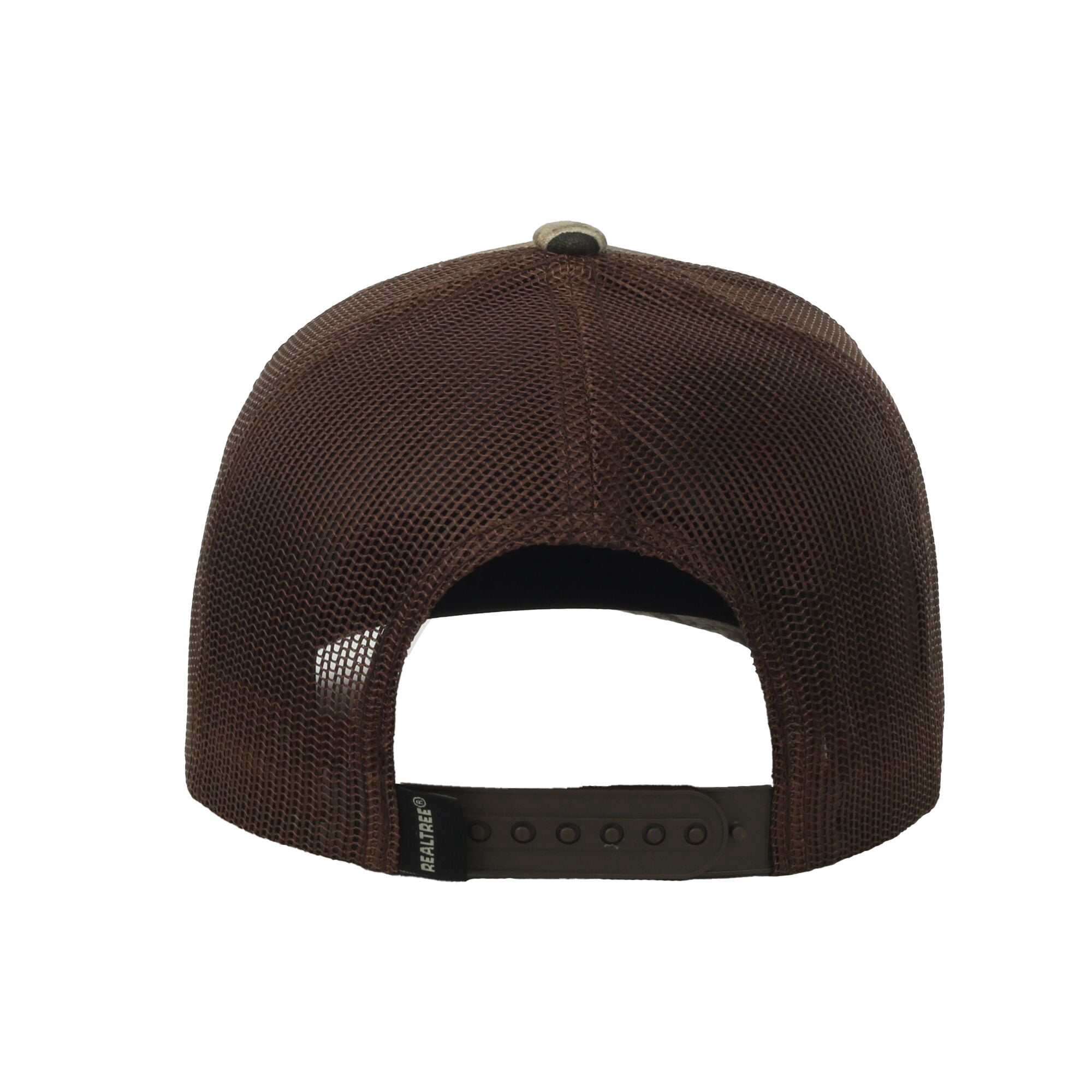 Realtree® Excape Camo 6-Panel Trucker Hat – Mid Profile Mesh Back Snapback, One Size